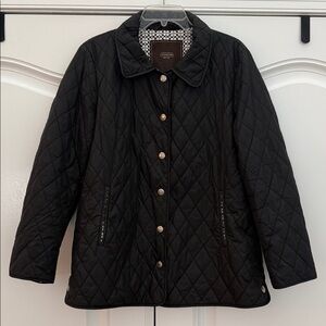 Coach Black Quilted Jacket